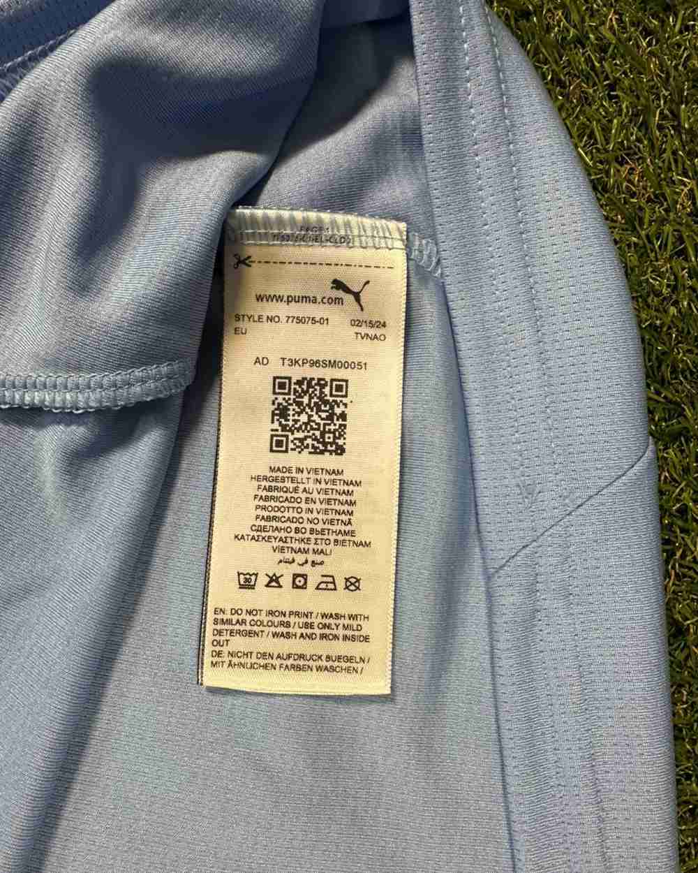 Hoe onderhoud je een Manchester City shirt?